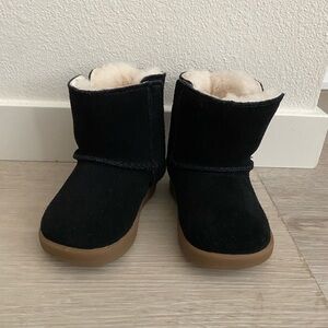 UGG Black and Tan Kids Boots